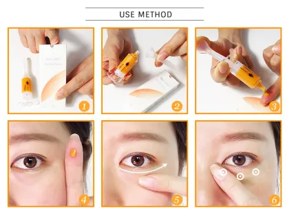 Pure Organic Dark Eye Under Repair Cream: Anti-Wrinkle, Eye Bags Removal, Brightening & Firming Retinol Eye Cream