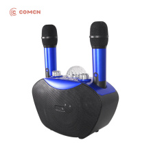 Black Bluetooth Karaoke Orador com microfone