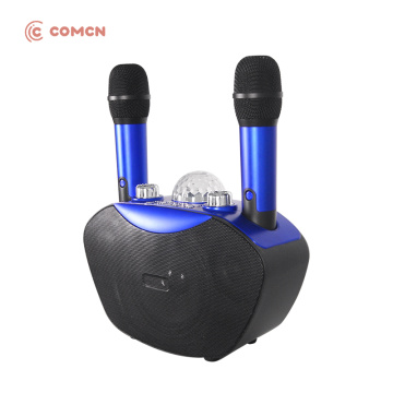 Black Bluetooth Karaoke Speaker With Microphone