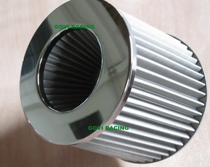 Filtro ariatico Black Universal 3 ′ ′ per il tubo di aspirazione dell'aria