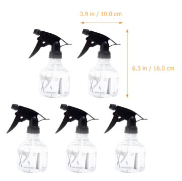 Adjustable Spray Bottle 250ml - Hair, Plant, and Home Cleaning Storage Container