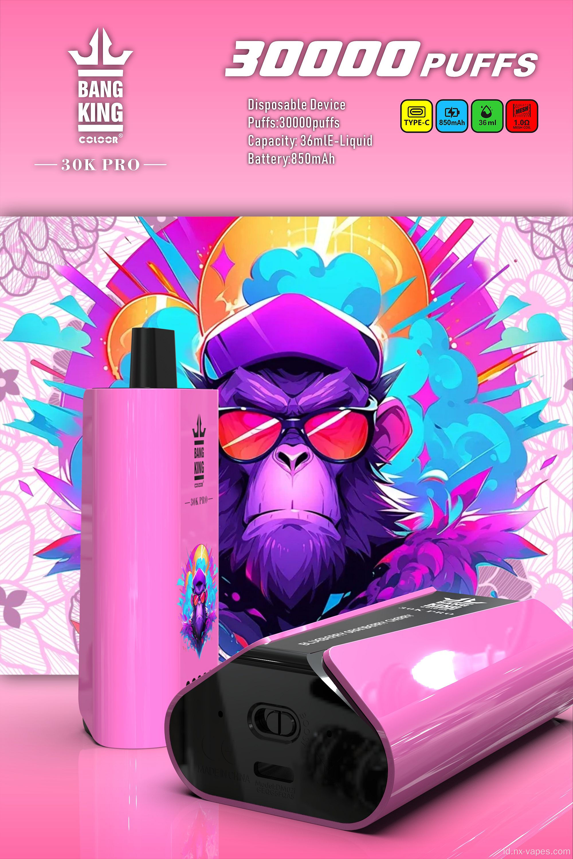 Bang King 30K Pro 30000 Harga Grosir Vape
