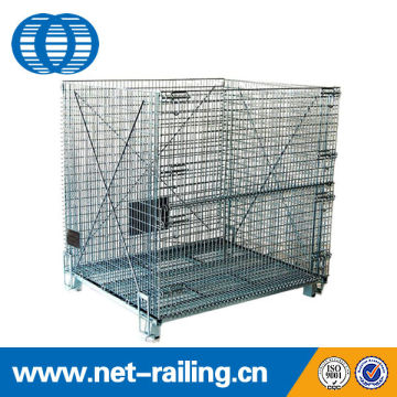 Good sale heavy duty galvanized collapsible cargo storage boxes