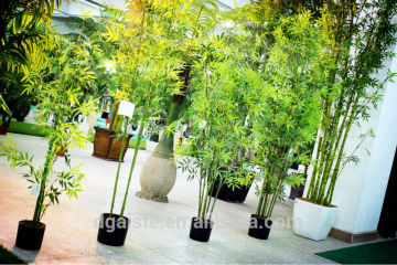 2015 hot sale Factory direct Mini PE Rubber lucky Bamboo for hotel roofing dry decoration