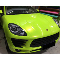 Metallische Fantasie-Zitrone-gelbe Vinyl-Wrap