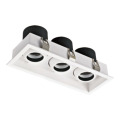 LEDER Aluminiumgehäuse Leistungsstarkes 12W*3 LED Downlight