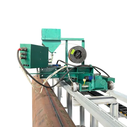 Semi-automatic lamp pole welding equipment