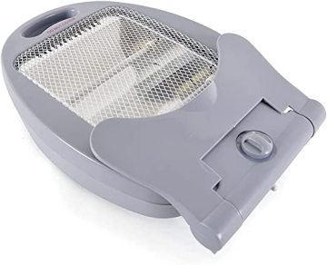 800W Quartz Room Heater with Two Gear Settings for Large Rooms - Silent 220V Electric Heater