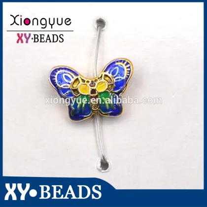 18x12mm enermal colorful copper butterfly jewelry making diy