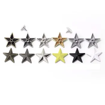 Metal Zinc Alloy Star Shape Stud Trim Rivet" could be simplified to "Star Shape Zinc Alloy Rivet Trim" for a more concise and SEO-friendly title. However, if we are to use the exact phrase provided, then:

"Metal Zinc Alloy Star Shape Stud Trim Rivet" wou