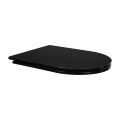 Duroplast Toilet Seat U-Shape Toilet Seat Black