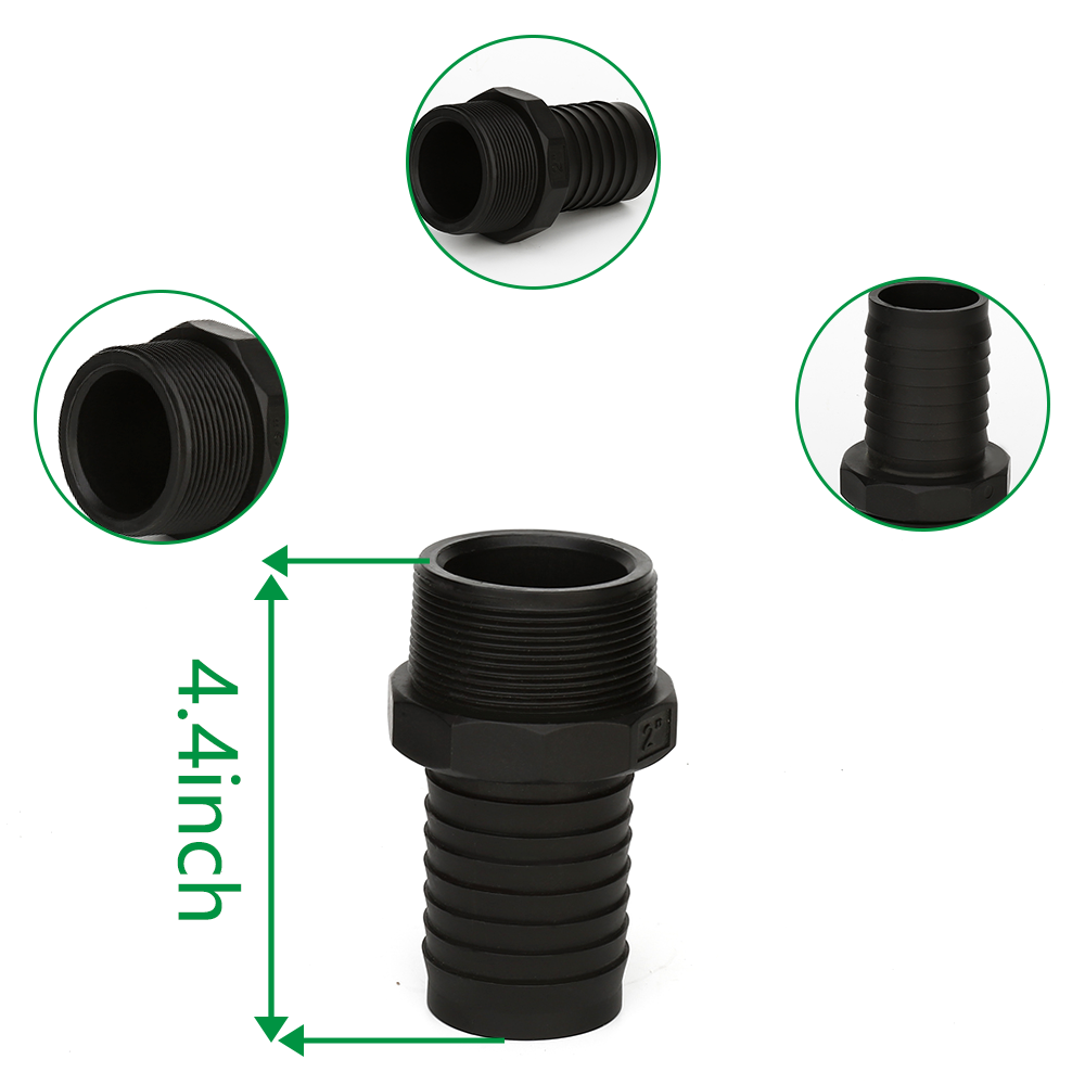  IBC adapter external thread plastic hose tail fittings