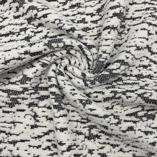 Knitted 100% Polyester Chenille Jacquard Fabric