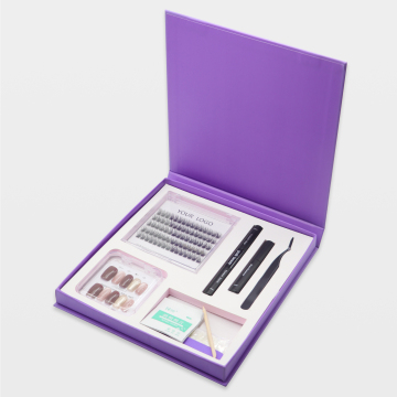 Hot Cluster Lash and Press on Nail Kit with Custom Logo