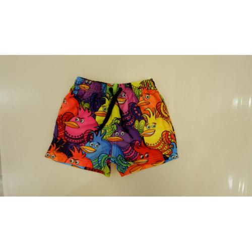 Birdie Print Beach Shorts para meninos