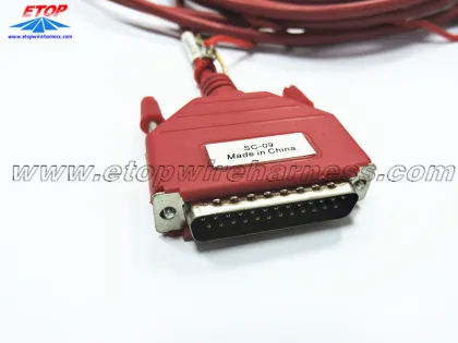 D-sub data cable assembly