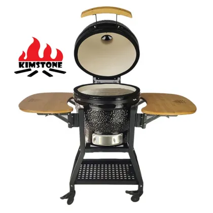 KIMSTONE Charcoal Barbecue Grill: Outdoor Griller Expert Ceramic BBQ Grill