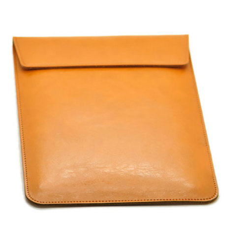 Custom Logo PU Leather Laptop Sleeve Bag