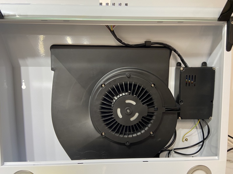 Under Cabinet White Kitchen Range Cooker Hood With Led Lighting Parts Smoke Grease Extractors Cooker Hoods/