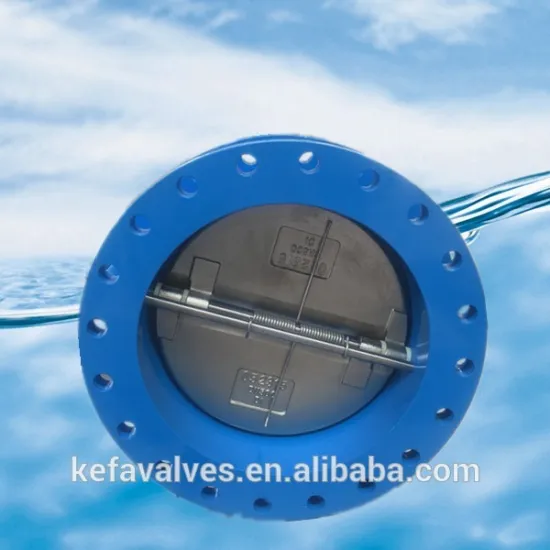 double flanged type butterfly check valve PN16