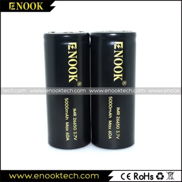 Enook 26650 5000mAh 60A rechargerble e-cig battery