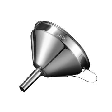 Stainless Steel Kitchen Funnel with Removable Strainer Filters