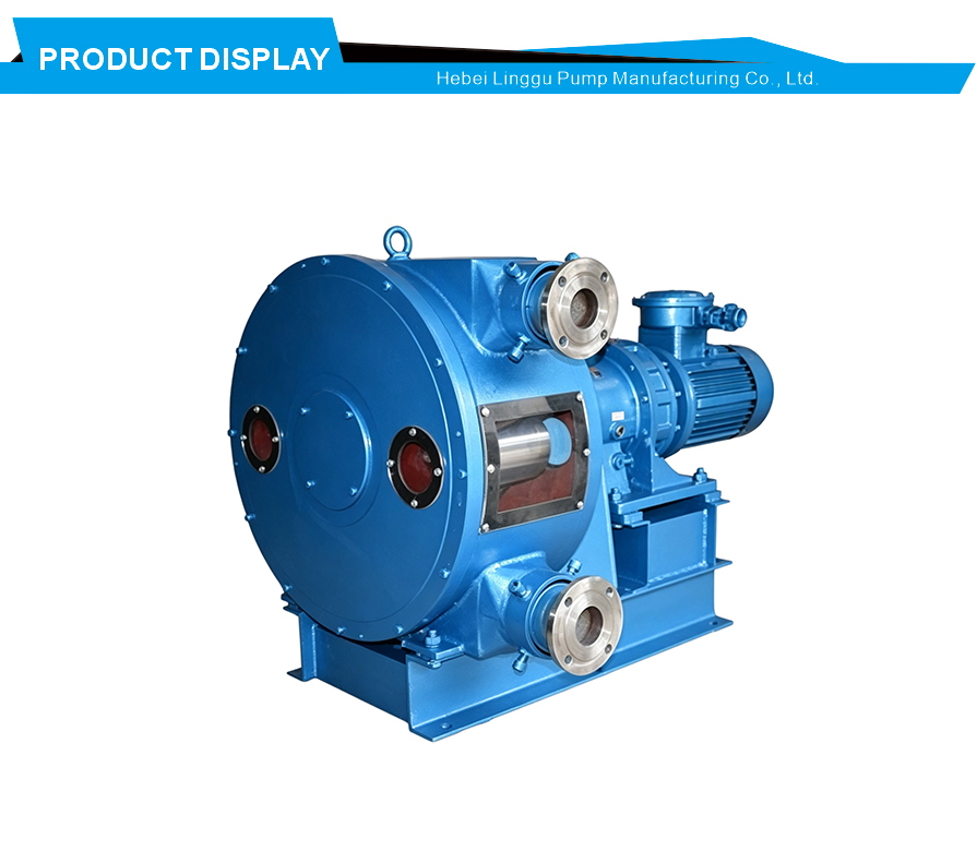 Peristaltic slurry hose pump