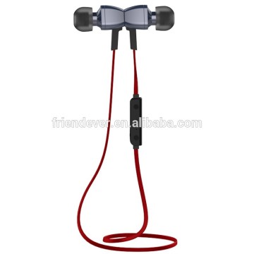 Magnet design bluetooth sport stereo earphone necklace