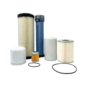 OEM HX220 330D R220L-9S Excavator Hydraulic Engine Air Filters Element Set