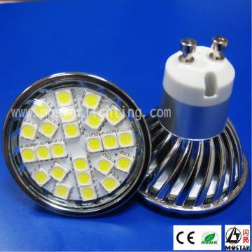 GU10 Bulbs 24SMD 5050 LED Bulbs GU10 Wind-shape 340lm 3.5W -CE&Rohs