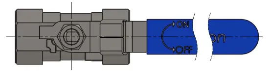 Stainless Steel One Piece Ball Valve with 1000wog