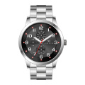 Dummy Chronograph Style Quartz Man's Edelstahluhr