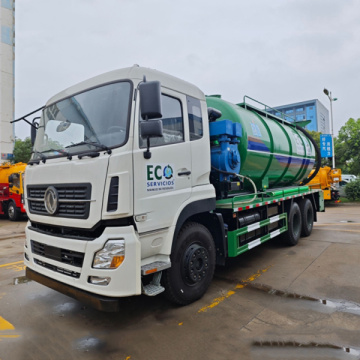 Dongfeng KR 6x4 9CBM Caminhão de sucção de esgoto de limpeza
