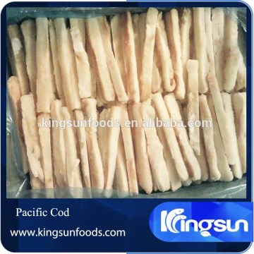 High Qualtiy frozen pacific cod finger 100%N.W.