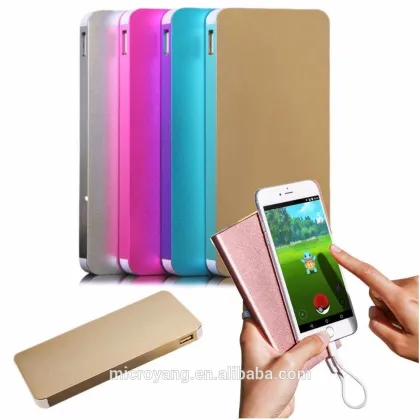 External Slim Power Bank LED Dual USB Battery Charger For Mobile Phone for Xiaomi