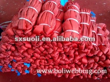 shaoxing factory webbing sling / round sling / lifting sling / textile sling / FOB price