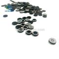 100% real Carbon fiber material button for T-shirt