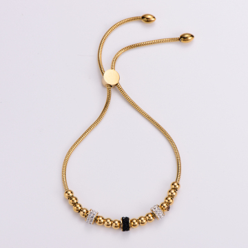 Waterproof, Tarnish-Free 14K Gold Stainless Steel Snake Chain Charm Bracelet: The Perfect Accessory