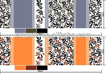 XS 108. shanghai 60-120gsm 100% polyester micro printed pongee fabric for curtain/linning