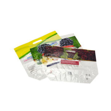 Flexible Print Fruit Packaging Bag With Handle