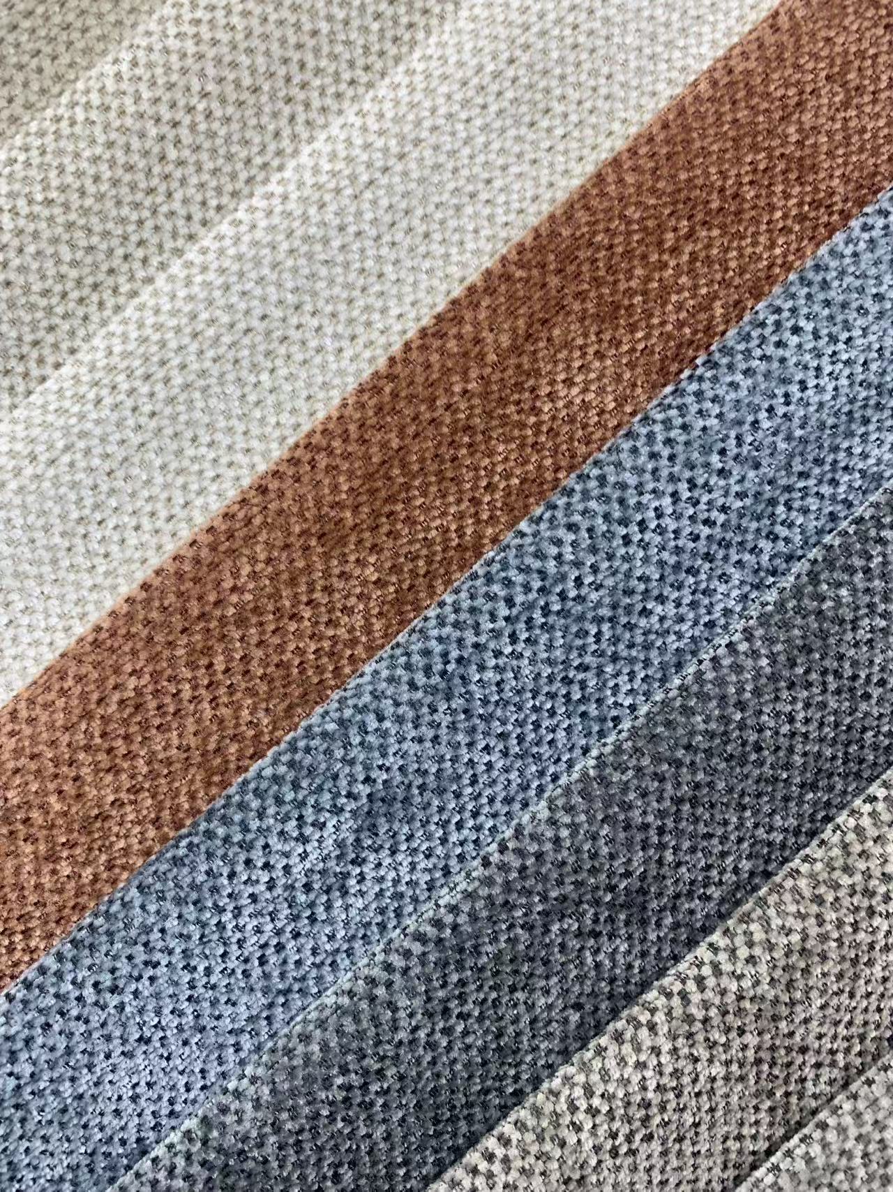 Performance Textured Chenille Fabric for Sofas and Chairs