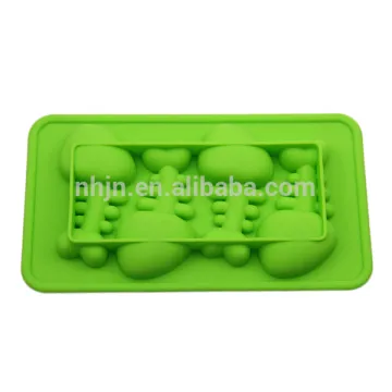 Hot sale fishbone shapes silicone ice cube tray ice cream tools
