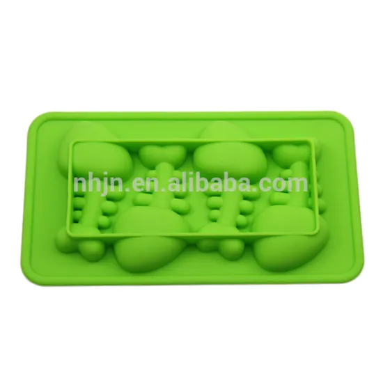 Hot sale fishbone shapes silicone ice cube tray ice cream tools