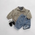 Jungen Silhouette langärmlige Jacke Casual Tops