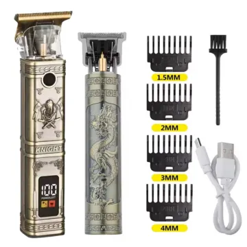 USB Rechargeable Professional Hair Cutting Machine: Portable Hair Clippers and Beard Shaver