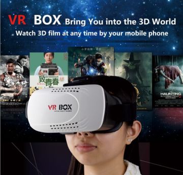 Lightest HD Optical Resin Lens 3D Virtual Reality VR Glasses Box for 4.7~6 inch IOS Android Smartphones