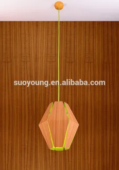 Small Cute Wooden photopermeability Pendant Lamps For Living Room(MD8116-1-230)