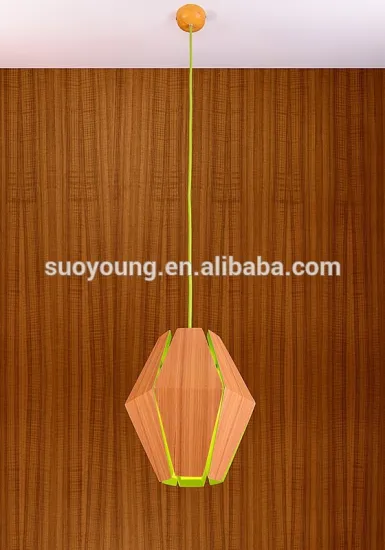Small Cute Wooden photopermeability Pendant Lamps For Living Room(MD8116-1-230)
