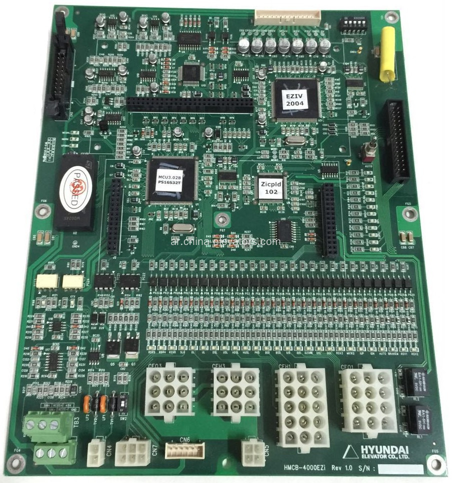 HMCB-4000EZI Rev 1.0 PCB ASSY لمصاعد Hyundai