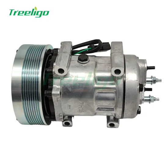 Universal Air Conditioning Compressor SD7H15 A/C for CATERPILLAR 24V